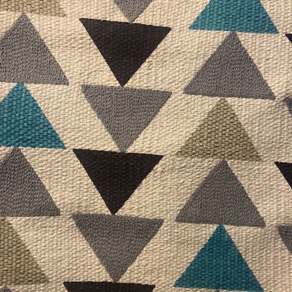 Beautiful Geometric Tapestry Turquoise Gray Bohemian  Wall Hanging - Picture 2 of 6